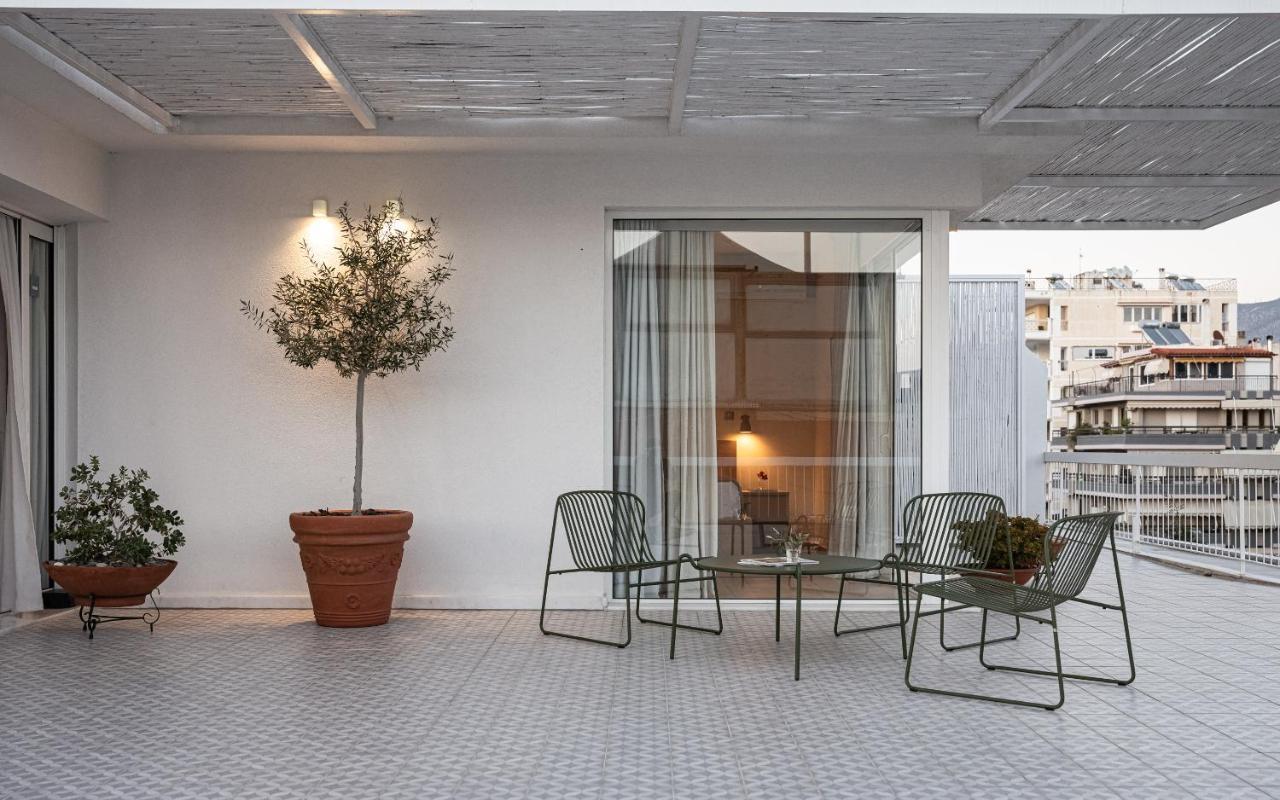 Sea View Beach Penthouse - Athens Coast エクステリア 写真