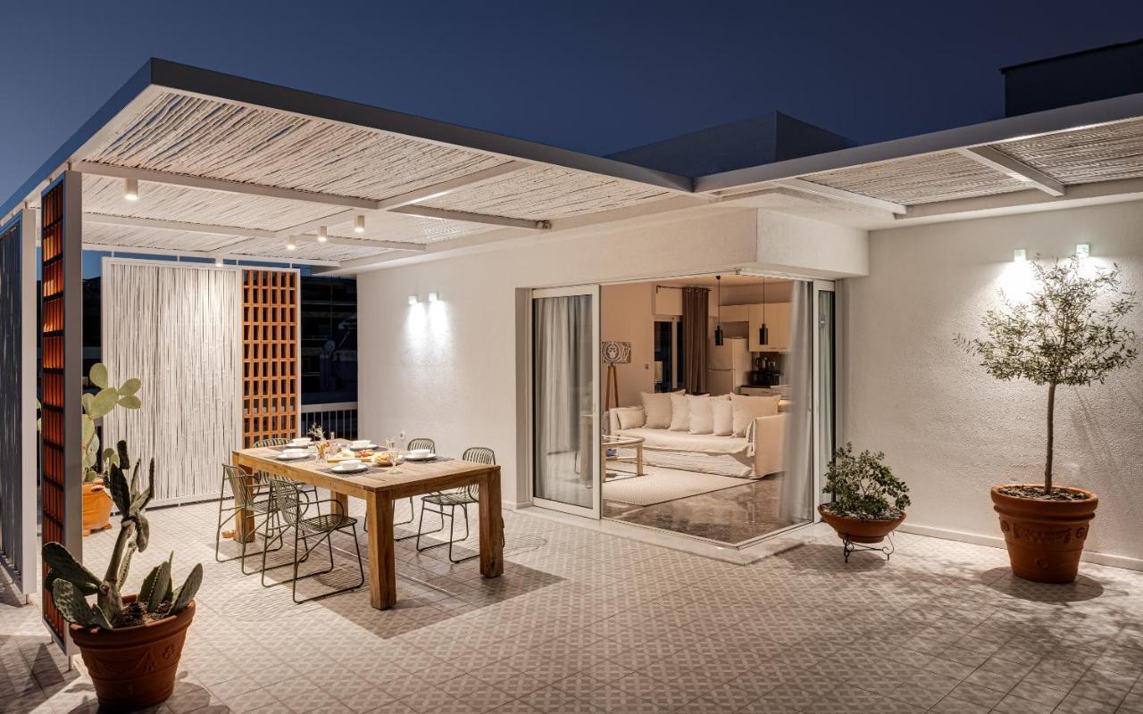 Sea View Beach Penthouse - Athens Coast エクステリア 写真