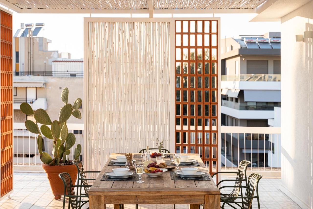 Sea View Beach Penthouse - Athens Coast エクステリア 写真